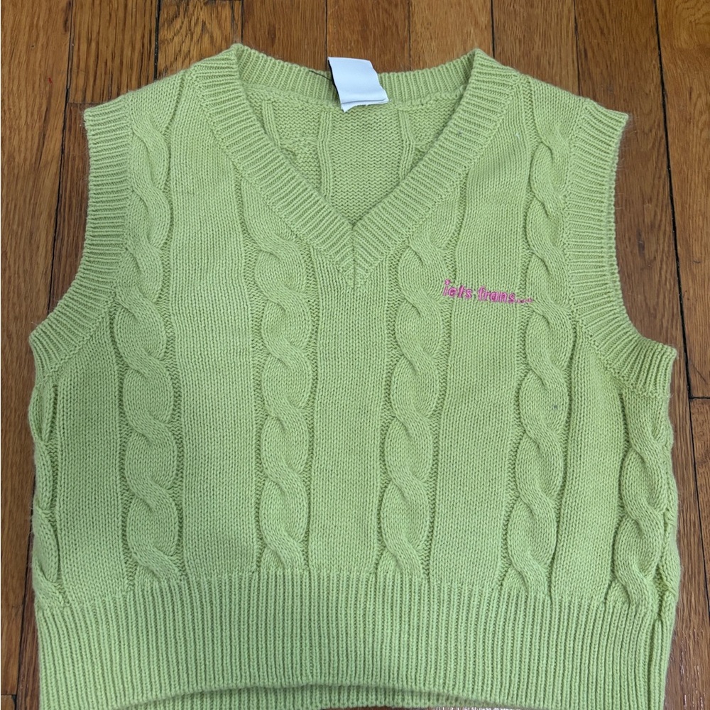 Urban Outfitters Cable Knit Sweater Vest